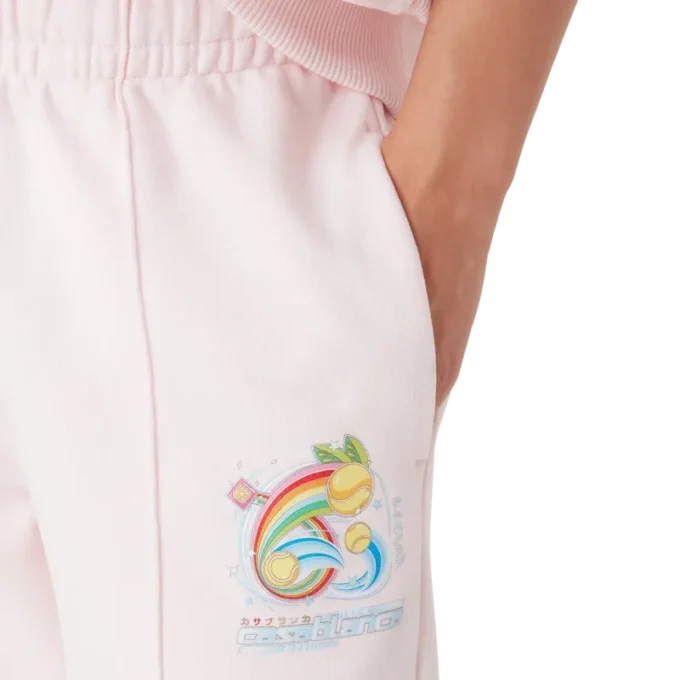 Manga Tennisball-Jogginghose mit offenem Saum