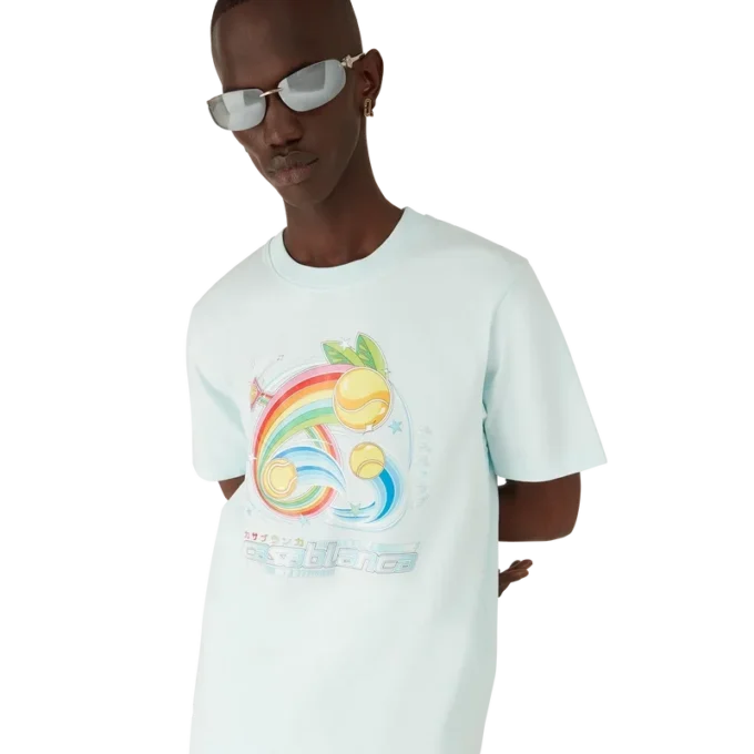 Manga-Tennisball-T-Shirt mit kurzen Shorts