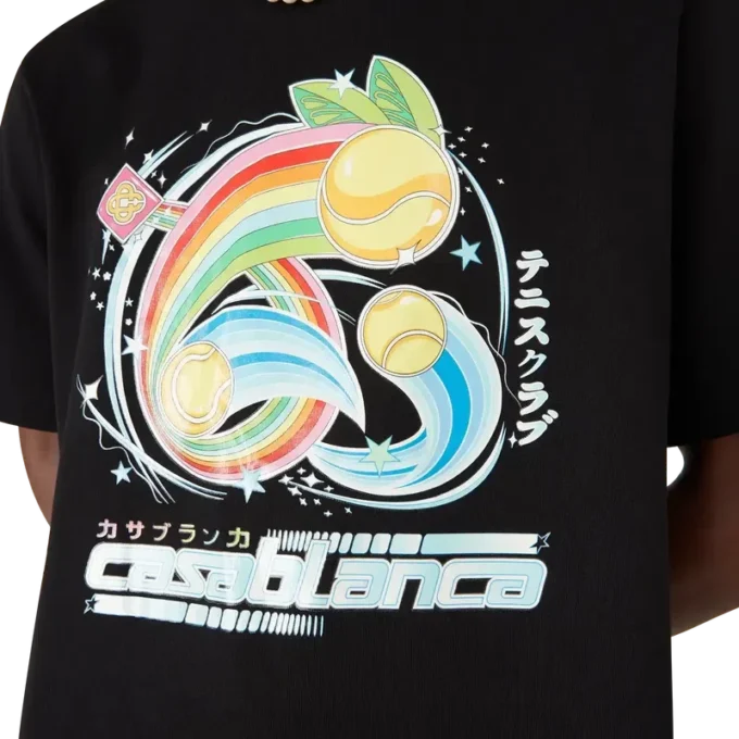 Manga-Tennisball-T-Shirt mit kurzen Shorts