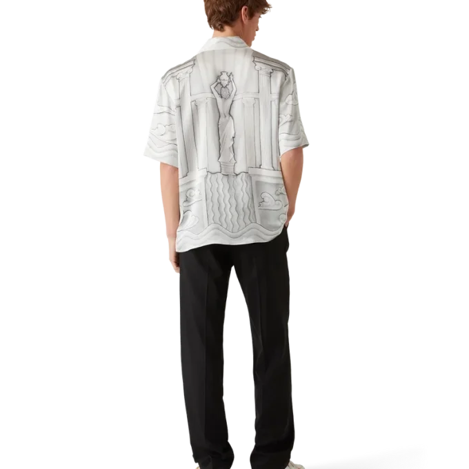 Sacred Stone Kurzarm-Seidenhemd mit Shorts Sacred Stone Kurzarm-Seidenhemd mit Shorts