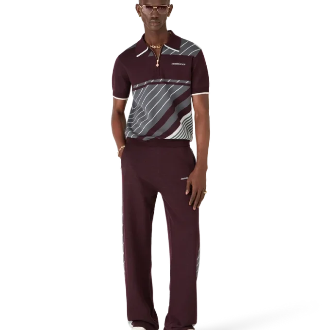 Merino Diagonal Tennis-Hose