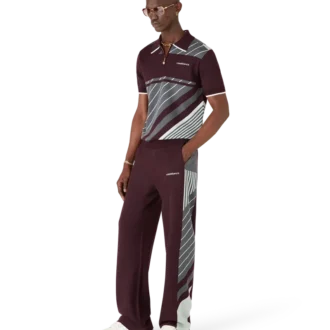 Merino Diagonal Tennis Poloshirt