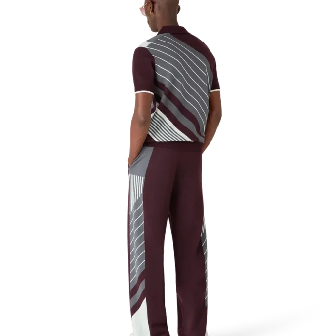 Merino Diagonal Tennis Poloshirt