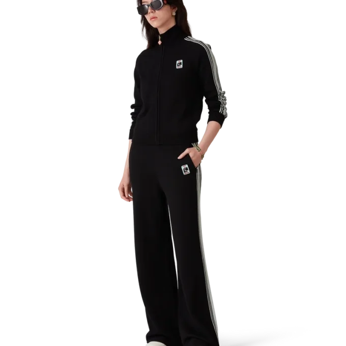 Merino-Strick-Trainingsjacke Merino-Strick-Trainingsjacke