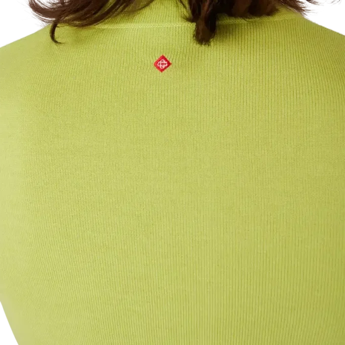 Merino-Top mit Rollkragen