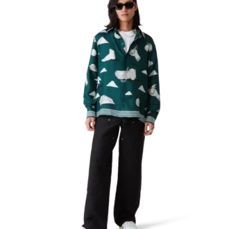 Metaphysical Langarm-Seidenhemd