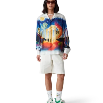 Midnight Acropolis Langarm-Seidenhemd Midnight Acropolis Langarm-Seidenhemd