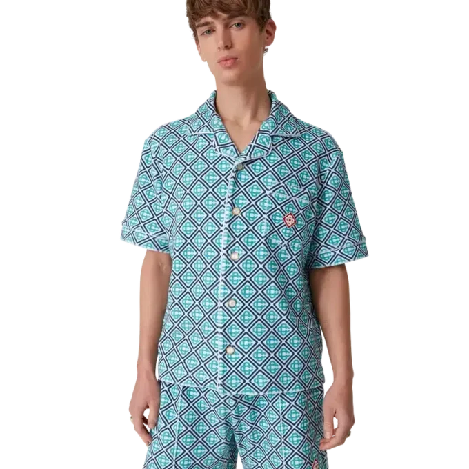 Monogram-Frottee-Hemd