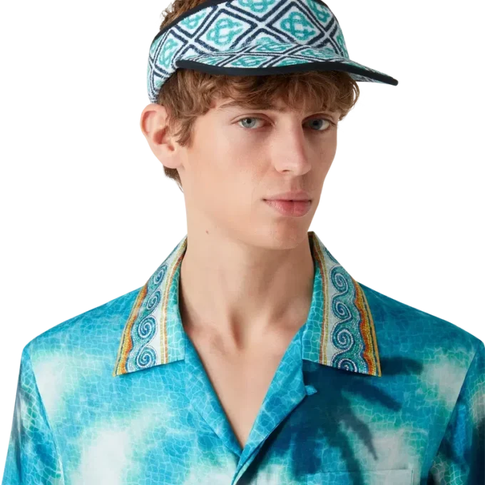 Monogram-Frottee-Schirmmütze Monogram-Frottee-Schirmmütze