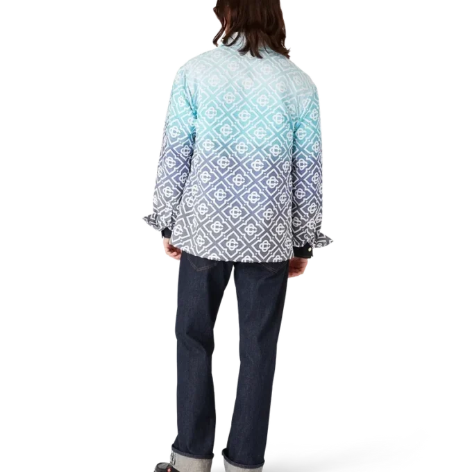 Monogram Gradient Jacquard Shacket