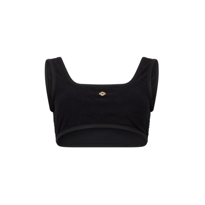 Monogram-Jacquard-Bikini-Oberteil