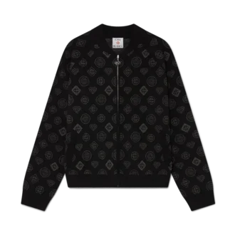 Monogram-Jacquard-Bomberjacke