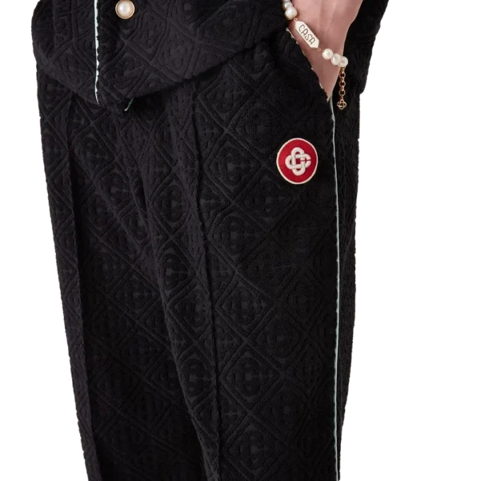 Monogram-Jacquard-Frottee-Hose