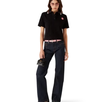 Monogram-Jacquard-Frottee-Poloshirt