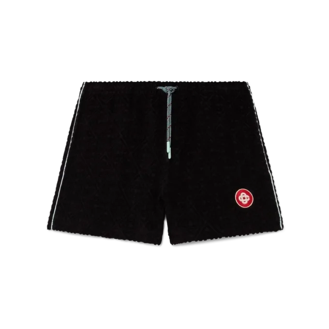 Monogram Jacquard-Frottee-Shorts