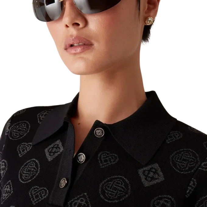 Monogram-Jacquard-Poloshirt