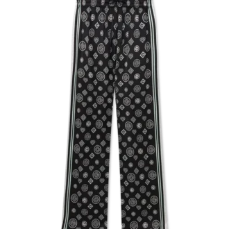 Monogram-Pyjama-Hose aus Seidensatin Monogram-Pyjama-Hose aus Seidensatin