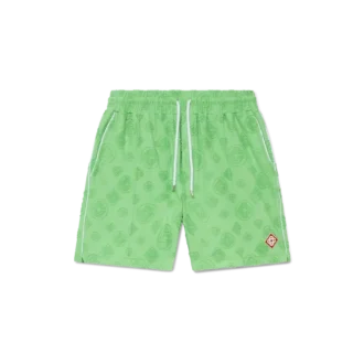 Monogram-Shorts aus Frottee