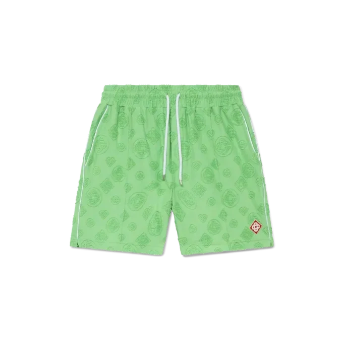 Monogram-Shorts aus Frottee