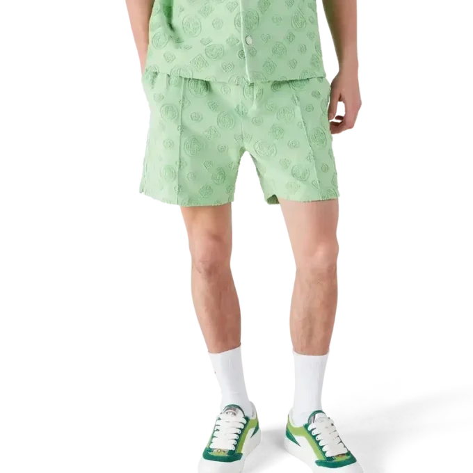 Monogram-Shorts aus Frottee