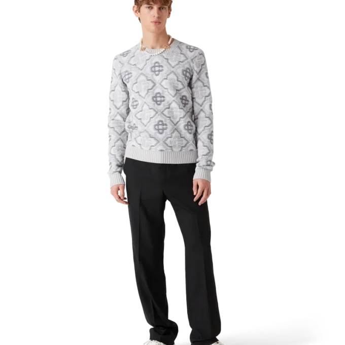 Monogram-Strickpullover Monogram-Strickpullover