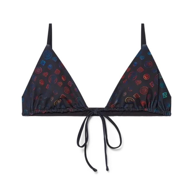 Monogram String-Bikini-Oberteil