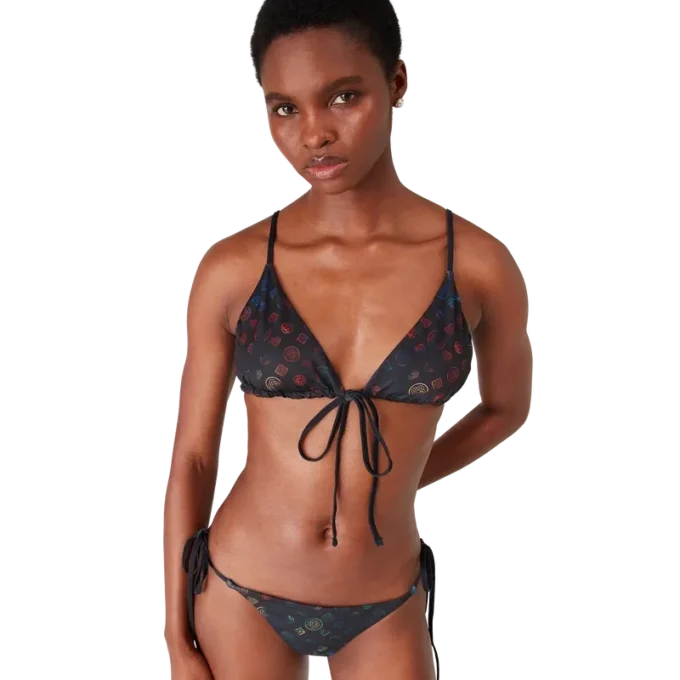 Monogram String-Bikini-Oberteil