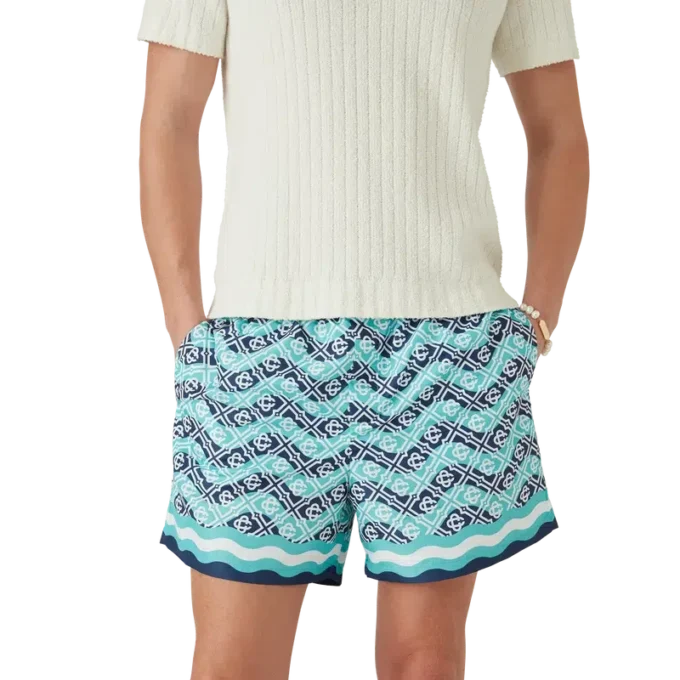 Monogram Wave Badeshorts
