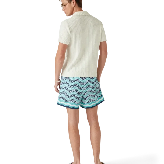 Monogram Wave Badeshorts