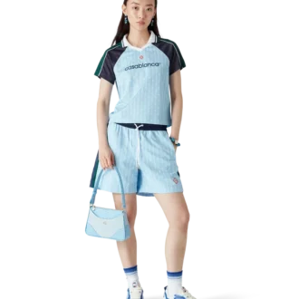 Nadelstreifen-Laurel-Fußballhemd