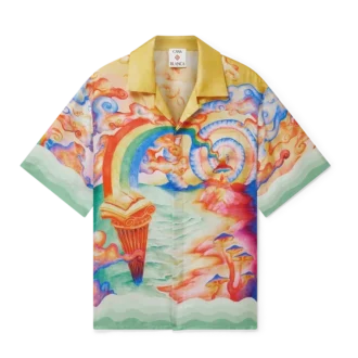 Nature’s Teacher Kurzarm-Seidenhemd