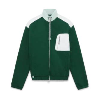 Nylon-Jacke mit Monogramm-Jacquardmuster