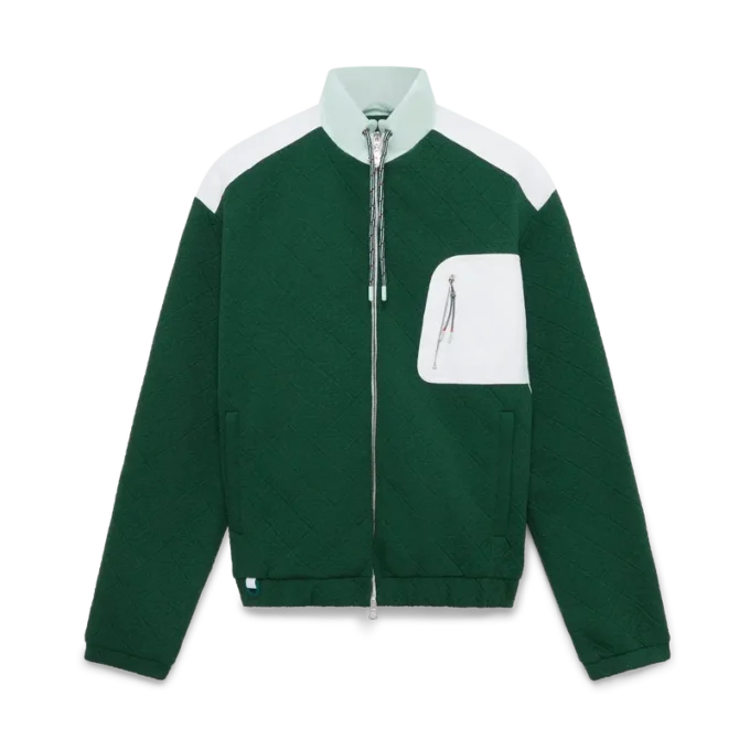 Nylon-Jacke mit Monogramm-Jacquardmuster