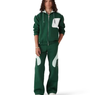 Nylon-Jacke mit Monogramm-Jacquardmuster