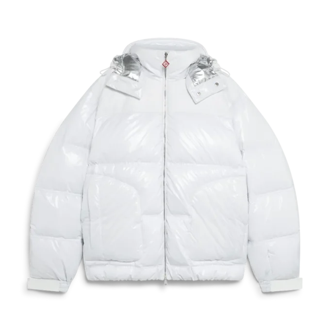 Nylon- und Ripstop-Daunenjacke