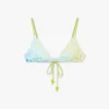 Optic Drop String Beaded Bikini-Oberteil