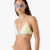 Optic Drop String Beaded Bikini-Oberteil