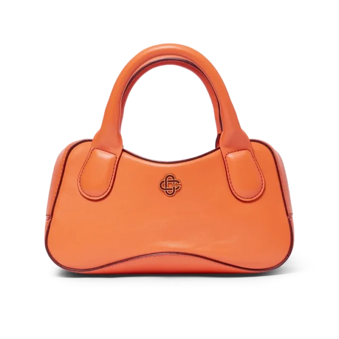 Orangefarbene Micro-Bowlingtasche