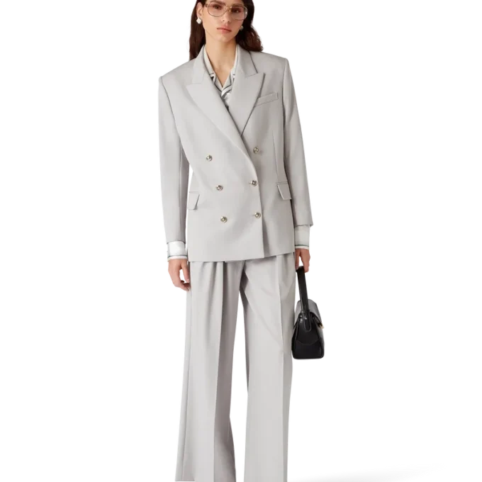 Oversized-Blazer aus Wolle