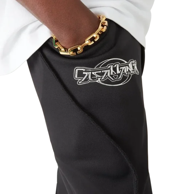 Oversized-Sweathose mit Einsätzen