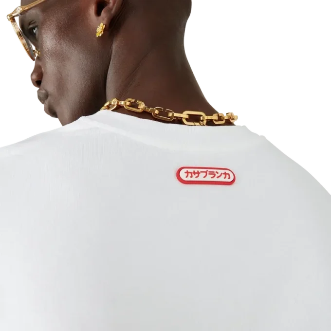 Oversized-T-Shirt mit kurzen Ärmeln und Logo-Patch