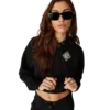 Pearl Diamond Cropped Hooded Sweatshirt Pearl Diamond Cropped Hooded Sweatshirt