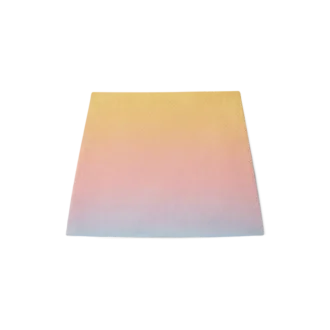 Ping-Pong-Seidenrock mit Farbverlauf