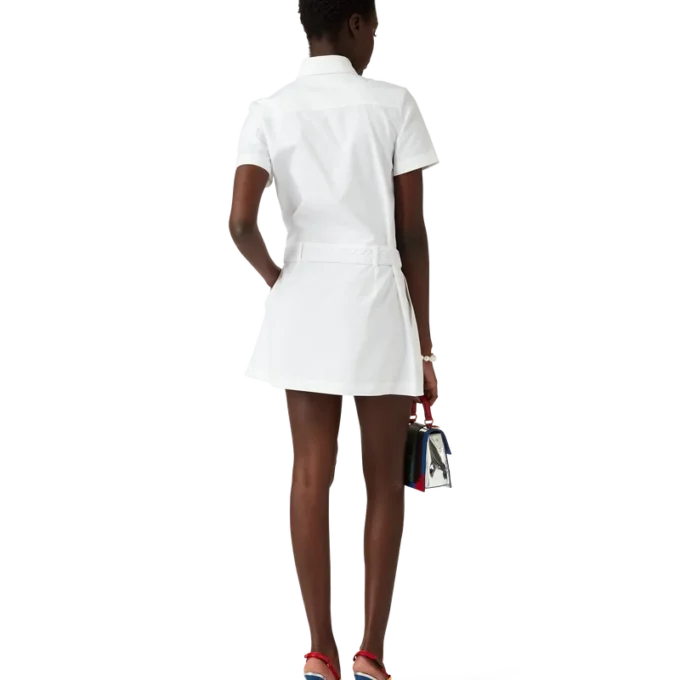 Plissiertes Tennis-Minikleid