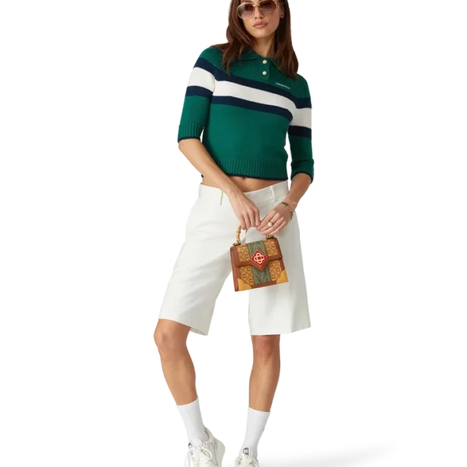 Lässige, maßgeschneiderte Shorts aus Wolle