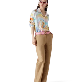 Psychedelic Nirvana Langarm-Seidenhemd