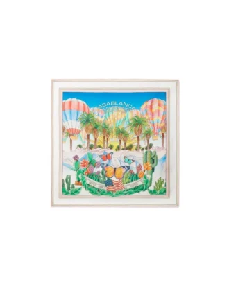 Psychedelischer kleiner Seidenschal