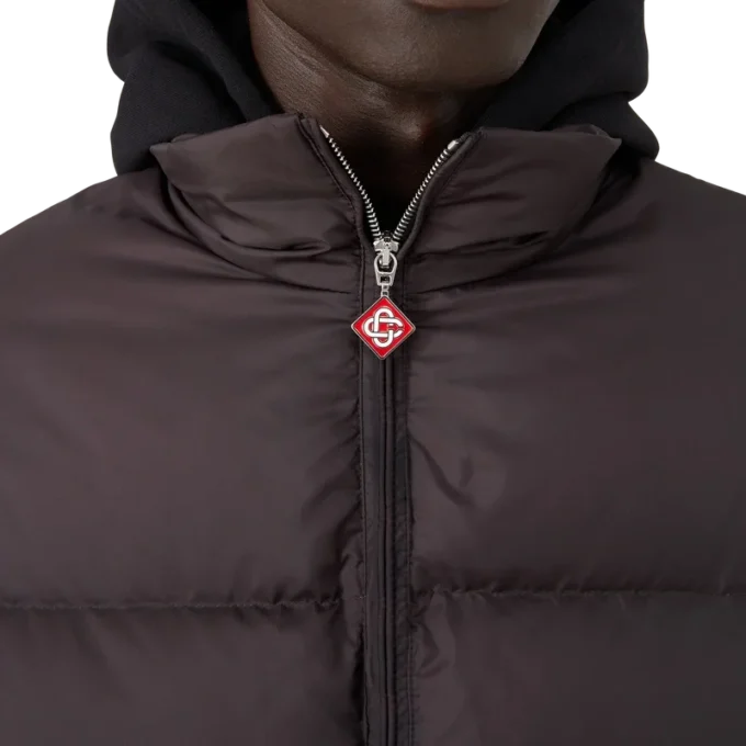 Pufferjacke mit Farbverlauf