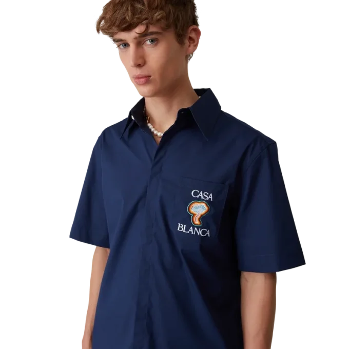 Rainbow Mushroom Kurzarmhemd