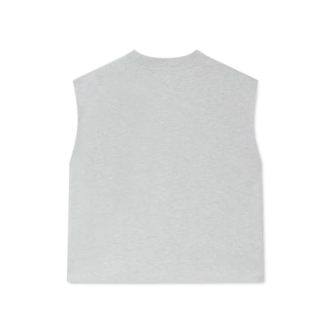 Ärmelloses T-Shirt mit Airbrush-Pilz-Motiv